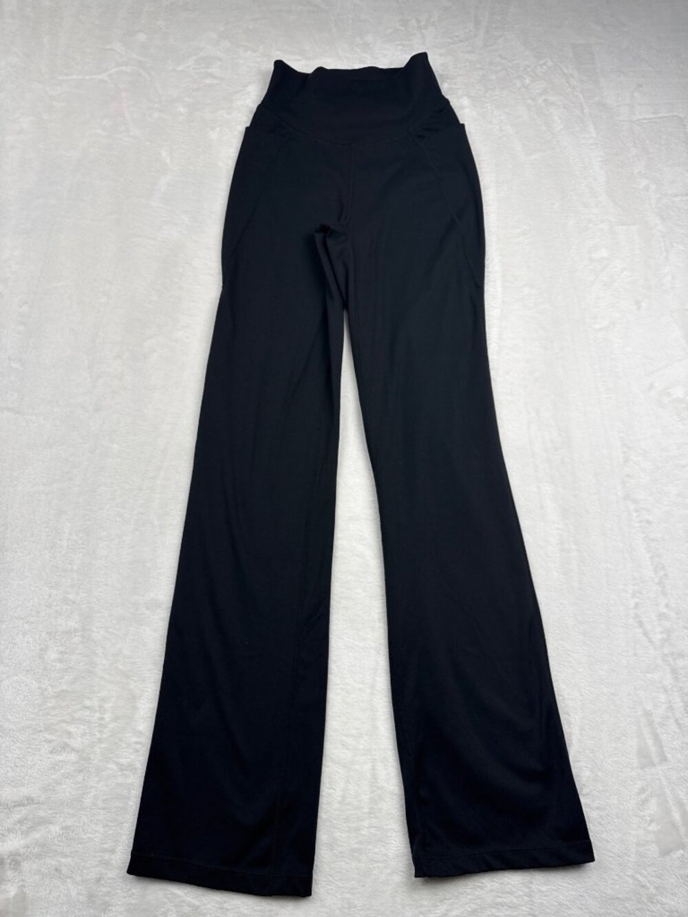Jockey Womens Black High-Waist Stretch Yoga Pants XS